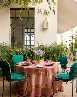 Cabana Place Settings & Linens|Hibiscus Colony Tablecloth