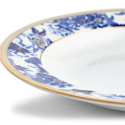 Wedgwood Dinnerware|Hibiscus Rim Soup 9"