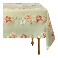 Cabana Place Settings & Linens|Hibiscus Sage Tablecloth