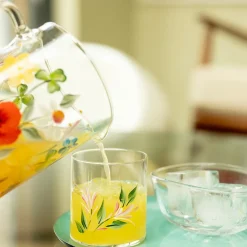 Petra Palumbo Glassware|Honeysuckle Crystal Tumbler