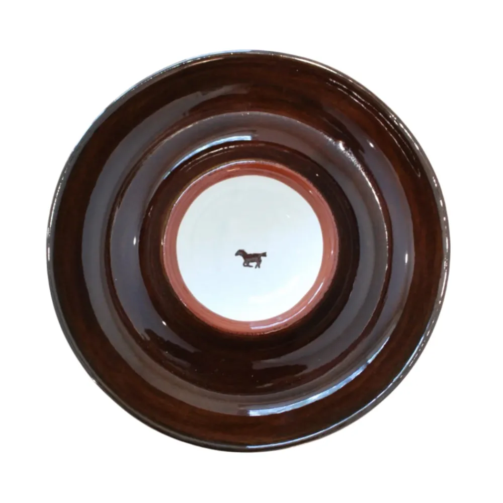 Caitlin Rounds Antiques Dinnerware|Horse Girl Chip and Dip Platter