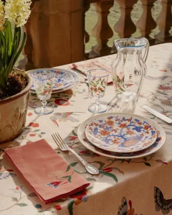 Cabana Place Settings & Linens|Houghton Hall Magnolia Tablecloth