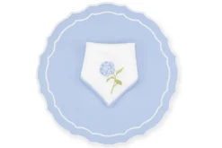 TriChi Design Place Settings & Linens|Hydrangea Napkin and Vidro Placemat, Set of 2