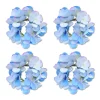 Chefanie Place Settings & Linens|Hydrangea Napkin Rings, Set of 4