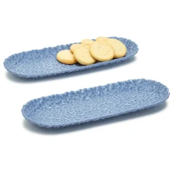 Two's Company Dinnerware|Hydrangea Tidbit / Cracker Dish