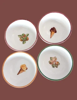 Sveva's Home Dinnerware|Ice Cream Bowls, Set of 6