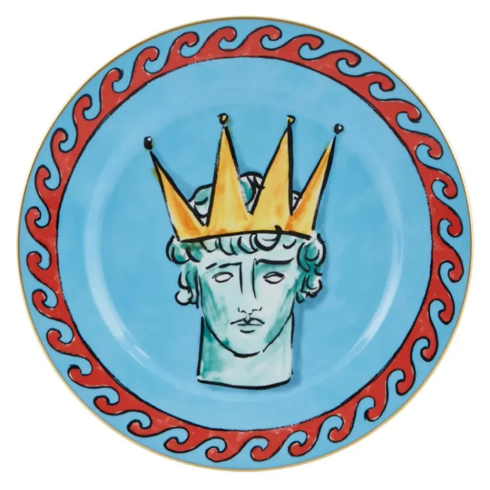 Ginori 1735 Dinnerware|Il Viaggio Di Nettuno Sea Blue Dinner Plate