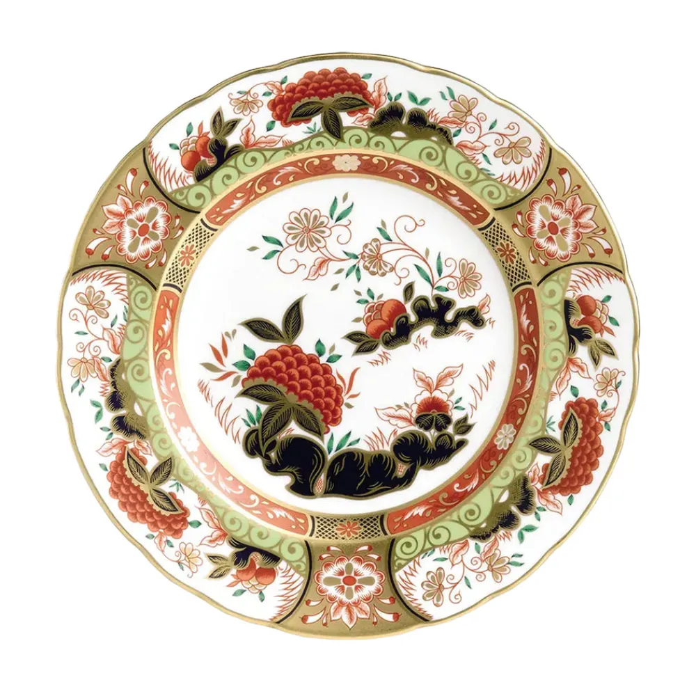Royal Crown Derby Dinnerware|Imari Accent Collection in Golden Peony