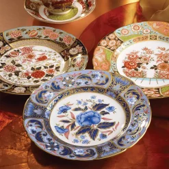 Royal Crown Derby Dinnerware|Imari Accent Collection in Golden Peony
