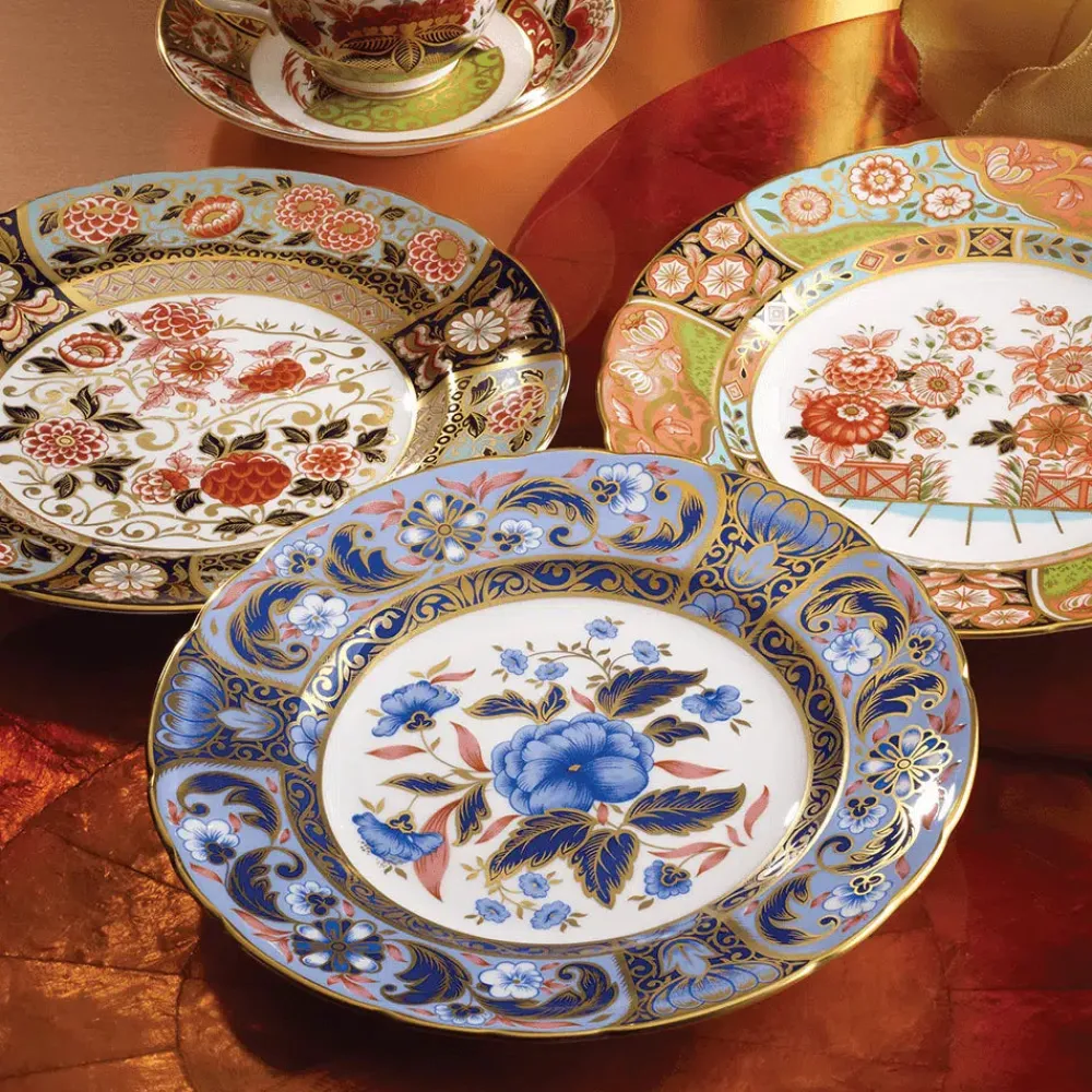 Royal Crown Derby Dinnerware|Imari Accent Collection in Regency Flowers
