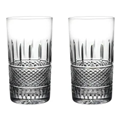 Waterford Glassware|Irish Lace Hiball, Set of 2