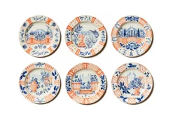 Laboratorio Paravicini Dinnerware|Italian Views Plates Collection, Set of 6