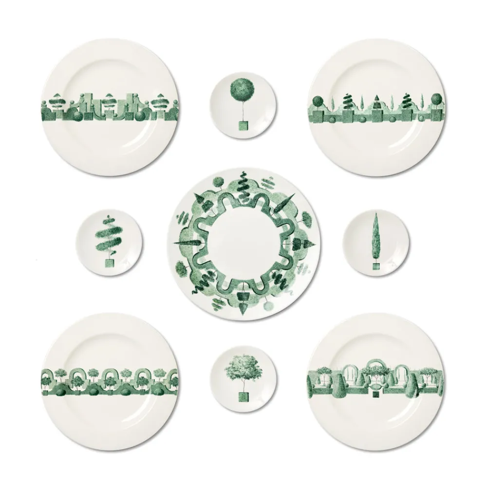 Laboratorio Paravicini Dinnerware|Jardin á L'Italienne Dessert Plate