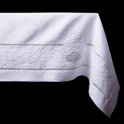 Henry Handwork Place Settings & Linens|Jardin Classic Tablecloth in Italian Linen in Six Colors