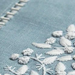 Henry Handwork Place Settings & Linens|Jardin Classic Tablecloth in Italian Linen in Six Colors