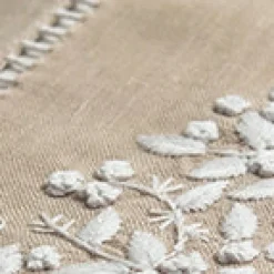 Henry Handwork Place Settings & Linens|Jardin Classic Tablecloth in Italian Linen in Six Colors