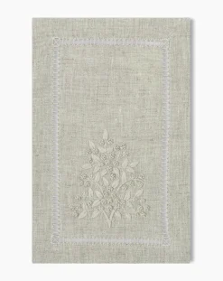 Henry Handwork Place Settings & Linens|Jardin Monochrome Cocktail Napkin Set in Six Colors