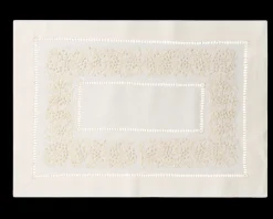 Henry Handwork Place Settings & Linens|Jardin Monochrome Placemat in Six Colors