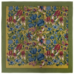 Couleur Nature Place Settings & Linens|Jardin Napkins Blue & Vert, Set of 6