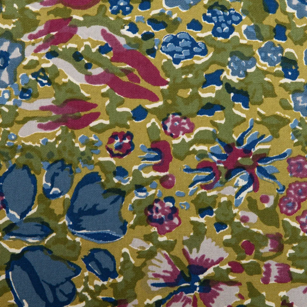 Couleur Nature Place Settings & Linens|Jardin Tea Towels Blue & Vert, Set of 3