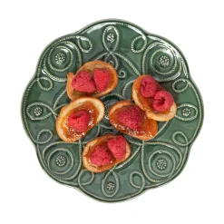 Juliska Dinnerware|Jardins Du Monde Dessert/Salad Plate Assorted, Set of 4 in Basil