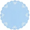 Flying Sheep Country Place Settings & Linens|Juliet Bows Placemat - Blue, Set of 4