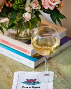 August Morgan Place Settings & Linens|Just A Sippo Cocktail Napkins, Set of 4