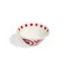 Themis Z Dinnerware|Kallos Bowl in Deep Red on White