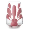 Themis Z Glassware|Kallos Water Glass in Pink, Set of 2