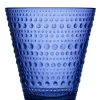 Iittala Dinnerware|Kastehelmi Tumbler 10oz in Ultramarine Blue, Set of 2
