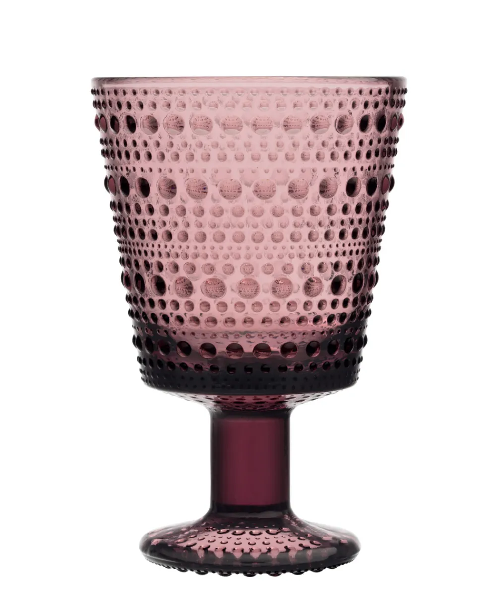Iittala Glassware|Kastehelmi Universal Glass 8.8oz Calluna 2 Pc