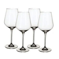 Villeroy & Boch Glassware|La Divina Burgundy in Clear, Set of 4