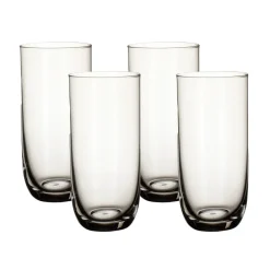 Villeroy & Boch Glassware|La Divina Highball/Tumbler in Clear, Set of 4