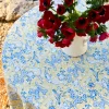 Couleur Nature Place Settings & Linens|La Mer Tablecloth in Light Blue & Yellow