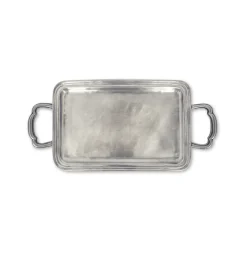 Match Silver|Dinnerware|Lago Rectangle Tray with Handles, Small