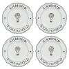 Juliska Dinnerware|L’Amour Toujours Dessert/Salad Plates, Assorted, Set of 4