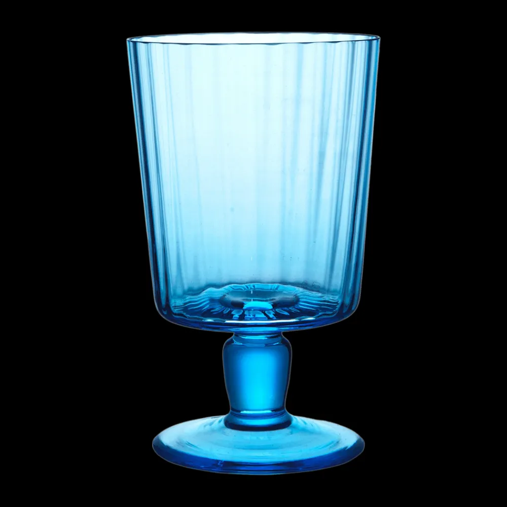 Match Glassware|Lando Goblet, Pleat Set of 2