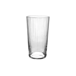 Match Glassware|Lando Highball Glass, Pleat Set of 2