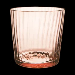 Match Glassware|Lando Rocks Glass, Pleat Set of 2