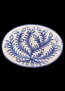 Late Afternoon Dinnerware|Large Blue Vina Platter