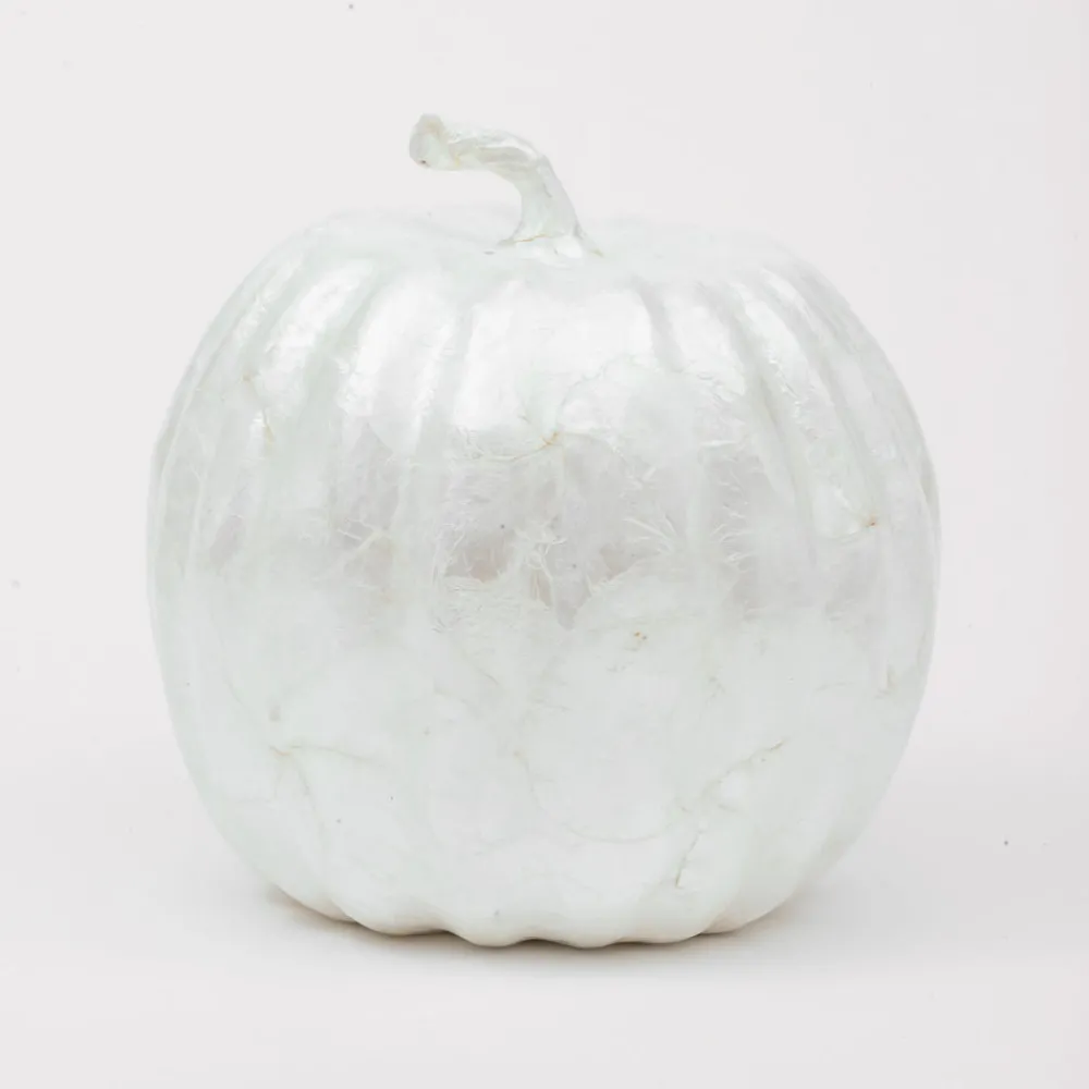 Joanna Buchanan Living|Décor|Large Capiz Pumpkin in Pearl