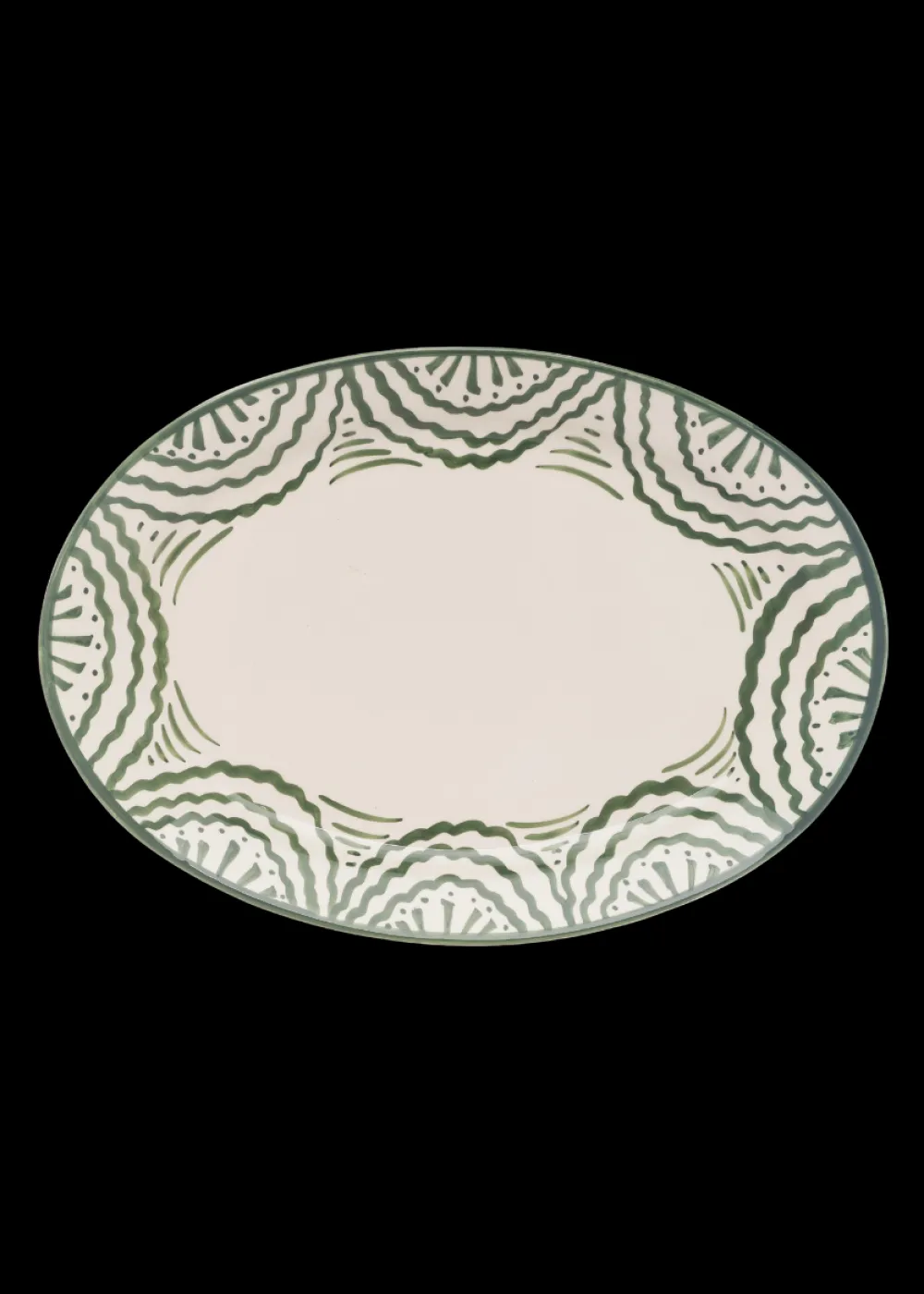 Late Afternoon Dinnerware|Large Green Platter