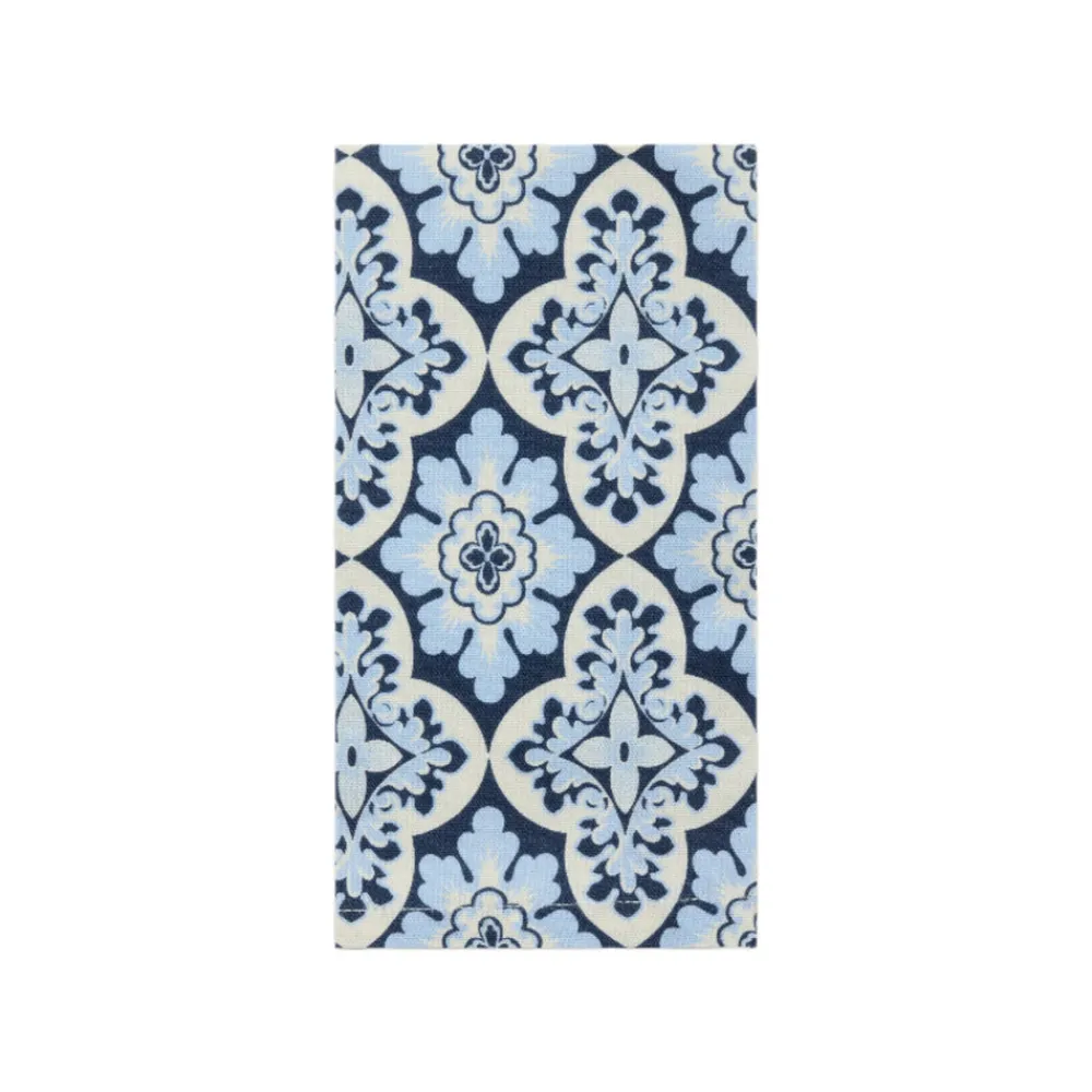 La DoubleJ Place Settings & Linens|Large Napkins in Palazzo Blue, Set of 2