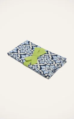 La DoubleJ Place Settings & Linens|Large Napkins in Palazzo Blue, Set of 2