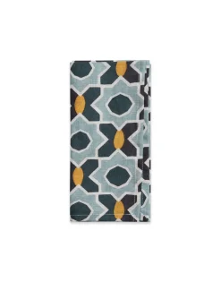 La DoubleJ Place Settings & Linens|Large Napkins in Plaza Small Light Blue, Set of 2