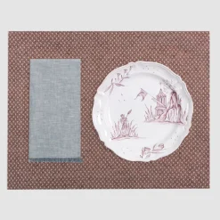 Z.d.G. Place Settings & Linens|Large Soft Dinner Napkin in Ash