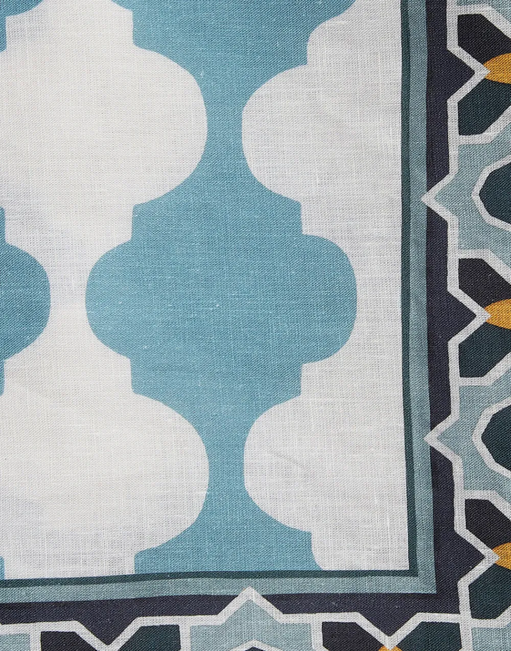 La DoubleJ Place Settings & Linens|Large Tablecloth in Plaza Large Sky Blue