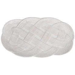 Juliska Dinnerware|Le Panier Mystic Knot 15" Hostess Tray in Whitewash