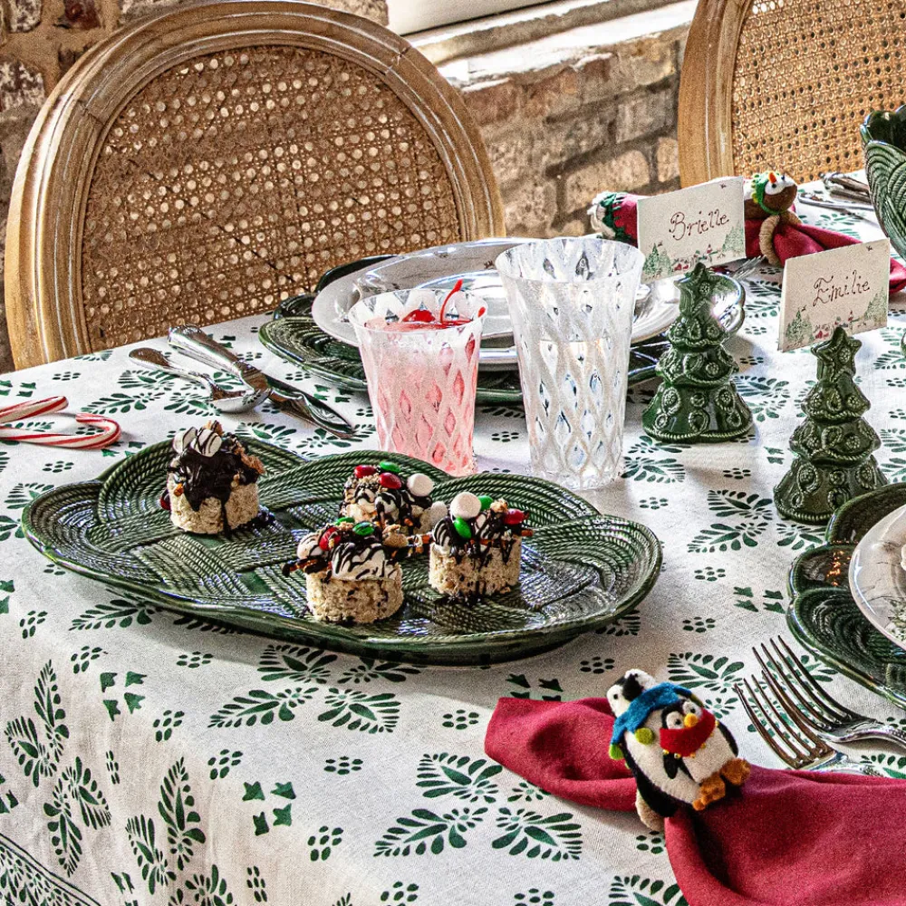 Juliska Dinnerware|Le Panier Mystic Knot 15" Hostess Tray in Basil