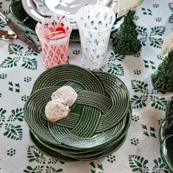 Juliska Dinnerware|Le Panier Mystic Knot Dessert/Salad Plate in Basil